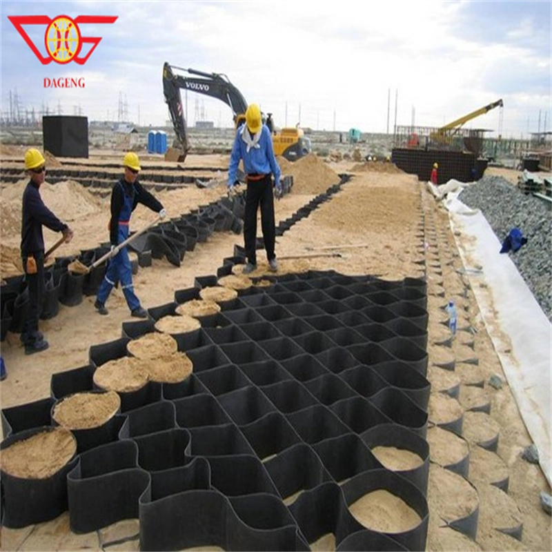 Honeycomb Geoweb 50mm 100mm Plastic HDPE Gravel Stabilizer Grid Paver Slope Soil Protection Geocell Price