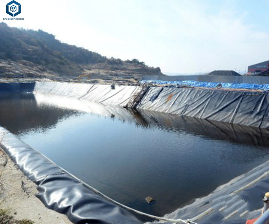 Fatory Price Plastic Film 0.5mm 1mm 2mm HDPE LDPE LLDPE Aquaculture Agriculture Dam Landfill Fish Pond Farm Tank Geomembrane Lining Pond Pool Liner Geomembrana