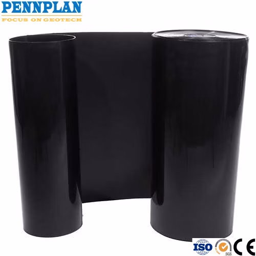 ISO 認証 GM 13 0.75 mm HDPE ジオメンブレン シュリンプ ポンド ライナー