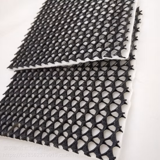 短繊維ジオテキスタイルを使用した3Dジオコンポジット排水ジオネット